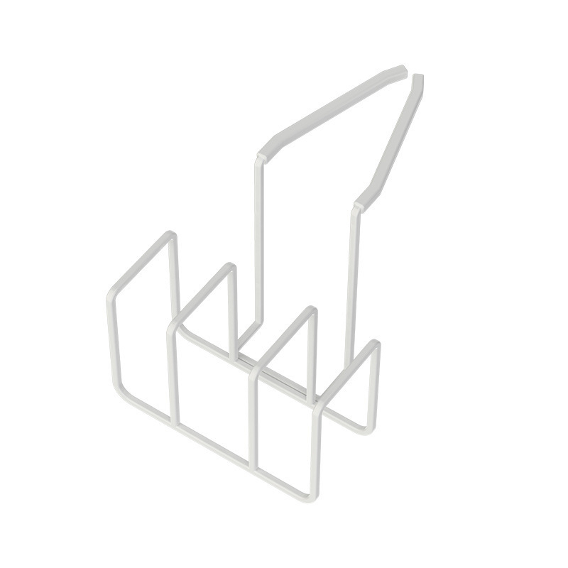 Organizér kuchynskej drezy s držiakom na špongiu a handru na riad, multifunkčný odkvapkávací regál, z kovu železa a silikónu