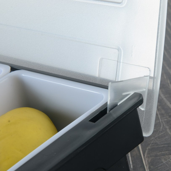 Barová krabička na koreniny s viečkom – viacoddielová krabička na ovocie a koreniny pre čajovny s mliekom (3–6 oddielov), materiál PC