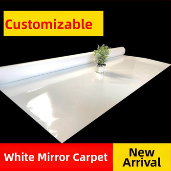Dvojstranný zrkadlový koberec pre svadobnú scénu – Materiál: Plast; Štýl: Svadba; Kategória: Koberec; Produktová kategória: Rekvizity na usporiadanie scény