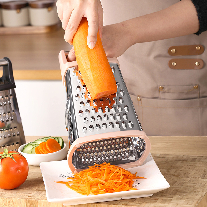 Šesťstranný nerezový viacúčelový krájač na zeleninu