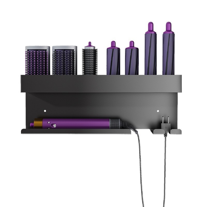 Suport/organizer de periere Dyson curling și uscător – aliaj de aluminiu, model 0401, încărcare 15 kg, brand Jinfeng, finisaj vopsire cu spray