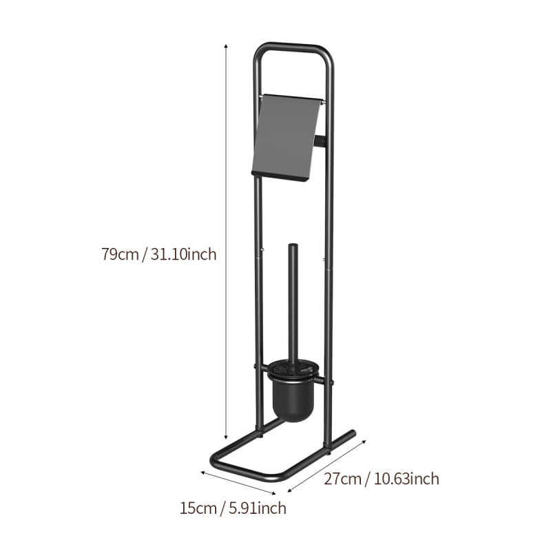 Plastový stojan na toaletný papier do kúpeľne, Ourunzhe – 1 ks, hmotnosť 0.88 kg, kód produktu 860080, balenie: kartónová krabica