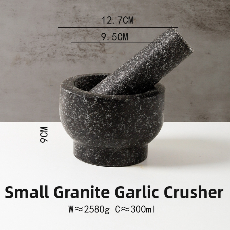 Cesnakový hmoždíř a pestík, ručne tradičné multifunkčné brúsenie na cesnak a bylinky