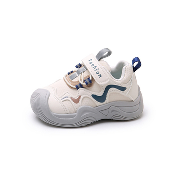 Unisex dječje tenisice za proljeće i jesen, gornji dio od umjetne kože, gumena potplata, lagana konstrukcija i Velcro zatvarač.