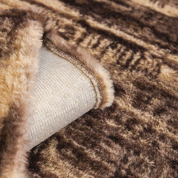 Podmetač za kauč od velura s krznenom zeca, skandinavski stil, geometrijski uzorak, za modularne sofe