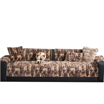 Podmetač za kauč od velura s krznenom zeca, skandinavski stil, geometrijski uzorak, za modularne sofe