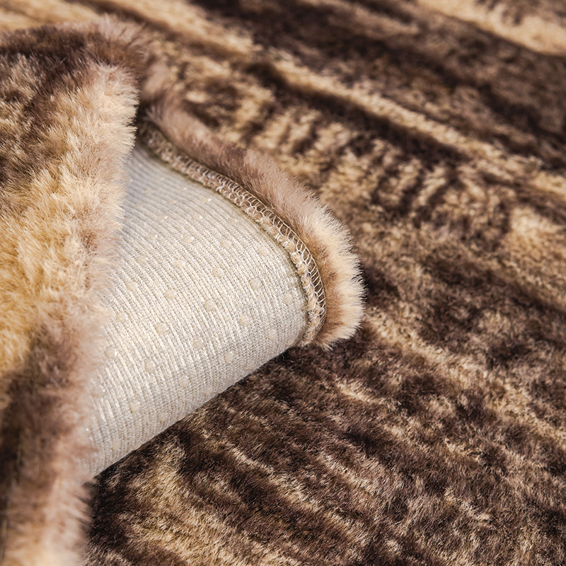 Podmetač za kauč od velura s krznenom zeca, skandinavski stil, geometrijski uzorak, za modularne sofe