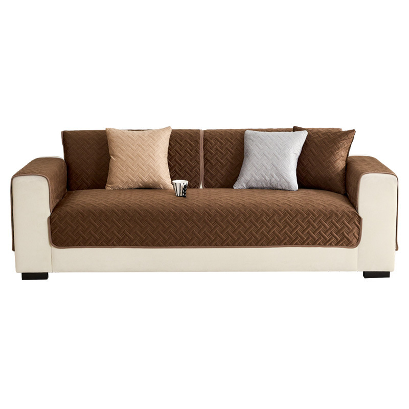 Jastučić za kauč s prugastim uzorkom od flanel materijala, minimalističkog stila, pogodan za kutnu sofu