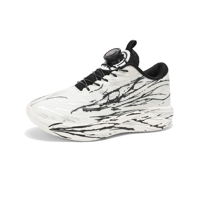 Dječje tenisice za trčanje s mrežastim gornjim dijelom, zatvaranje rotacijskom kopčom, EVA đon, uzrast 7–16, jednobojni uzorak