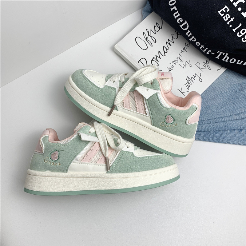 Moteriški kasdieniniai platininiai bateliai su žemu viršumi, PU viršus, kvėpuojanti tinklo vidinė danga, raišteliai, injekcinė formuojama padas