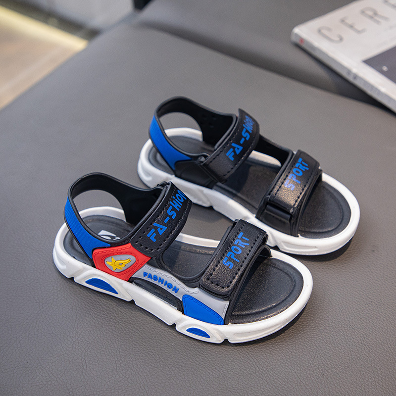 Lányoknak nyári Velcro papucs, hercegnő stílus, puha PVC talp, PVC felsőrész, kerek orr