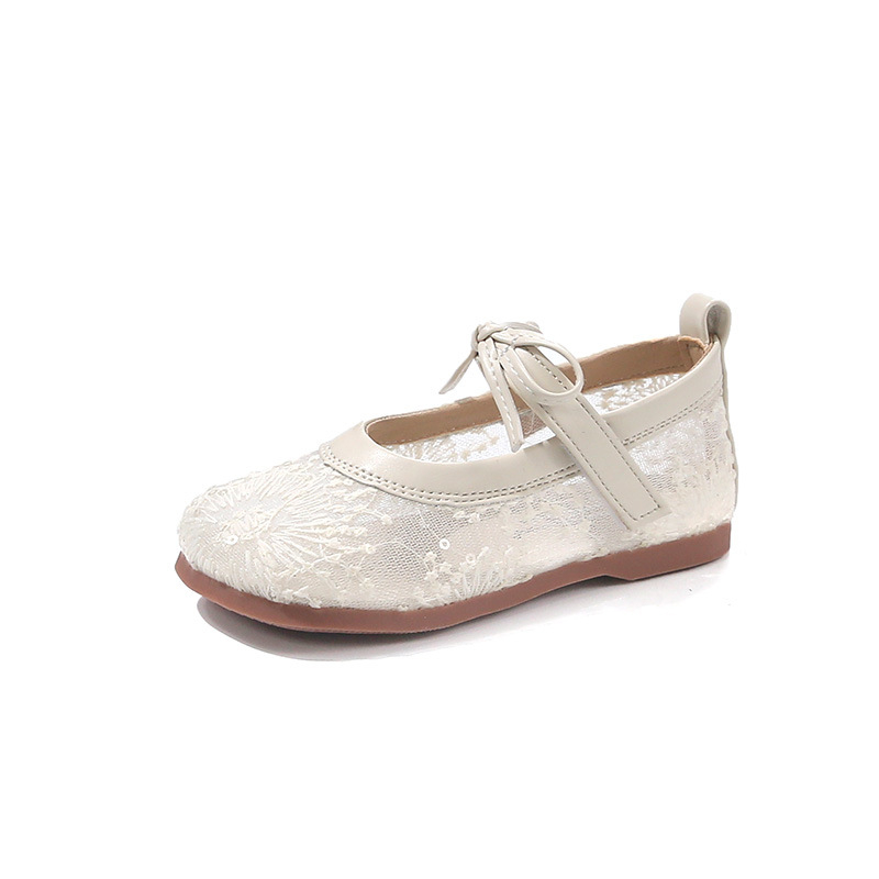 Dječje sandale s mašnicom, mrežasti gornji dio, Velcro traka, prozračne, gumeni potplat