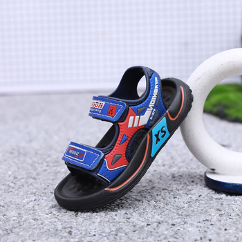 Dječje sportske sandale s Velcro zatvaračem, gornji dio od mikrovlakana, protuklizna meka podloga, za djecu 4–12 godina, ljeto 2025.