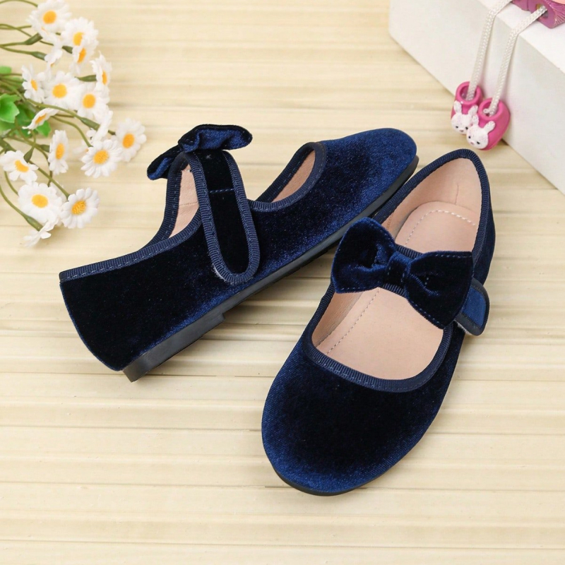 Pantofi pentru fete, partea superioară din microfibră, închidere Velcro, branț PU, talpă din cauciuc