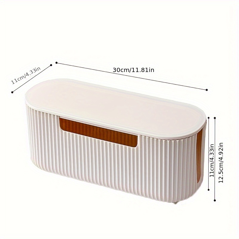 Úložný box na káble s ochranou proti prepätiu | Obsidián, sklenená vložka, Model jd601100408948832, Pôvod Čína