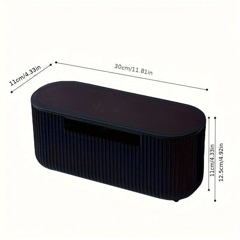 Úložný box na káble s ochranou proti prepätiu | Obsidián, sklenená vložka, Model jd601100408948832, Pôvod Čína