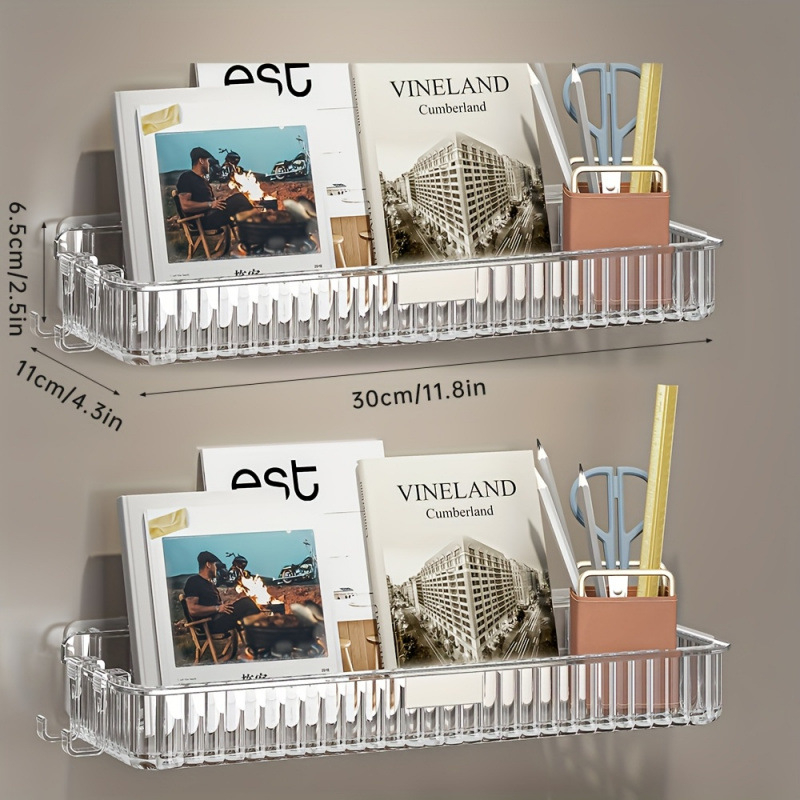 Zuhany polc falra szerelhető, fúrás nélkül, szívó rögzítés, műanyag, több mint 8 polccal, amerikai stílus