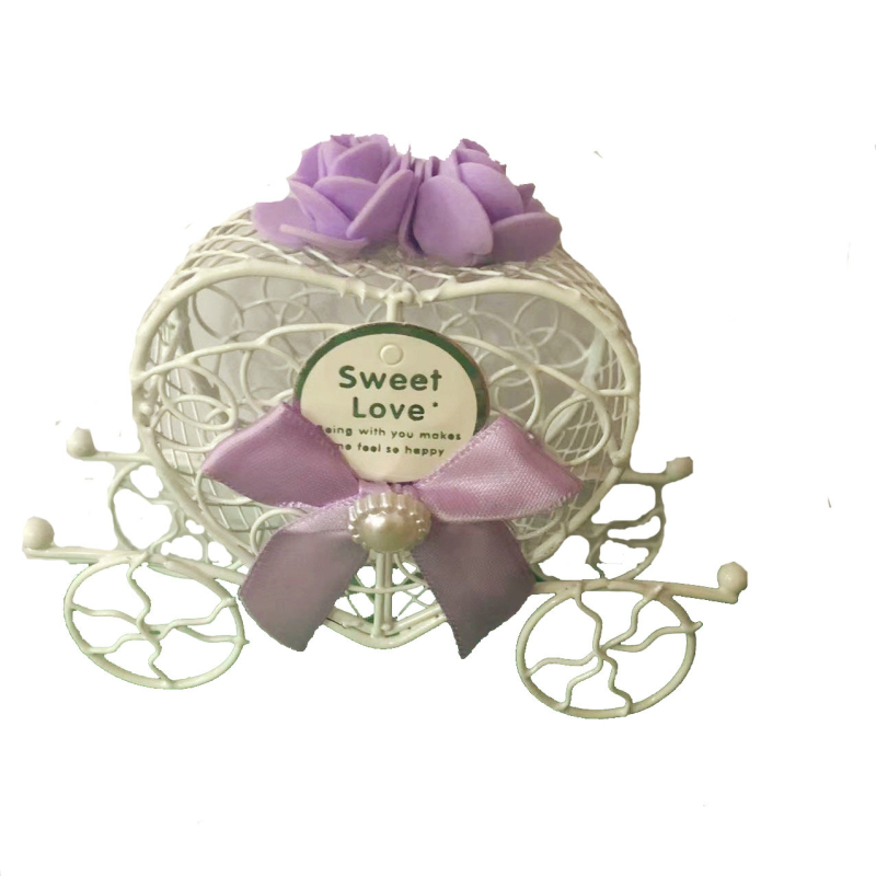 Srcolika metalna kutija za bombone, ručna izrada, dekoracija svadbene lokacije