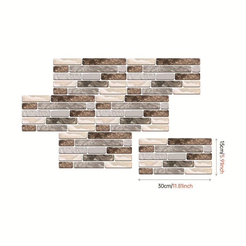 Morige PVC terrazzo αυτοκόλλητα τοίχου, Nordic στυλ διακοσμητικά αυτοκόλλητα με μαρμάρινο σχέδιο, αδιάβροχα και ανθεκτικά σε υγρασία και λιπαρά, σετ 5+ τεμάχια για κουζίνα και μπάνιο