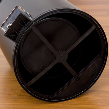 Orunzhe 3L okrúhly kôš na odpadky s pedálnym otvorením a viečkom, kov a PP