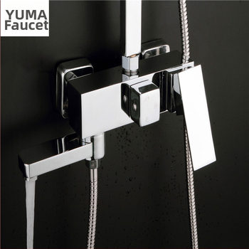 Vstavaný sprchový mixér YM-1900 s keramickou kartušou, meďové telo, prevádzková teplota 0–99°C, prevádzkový tlak 0,6 MPa