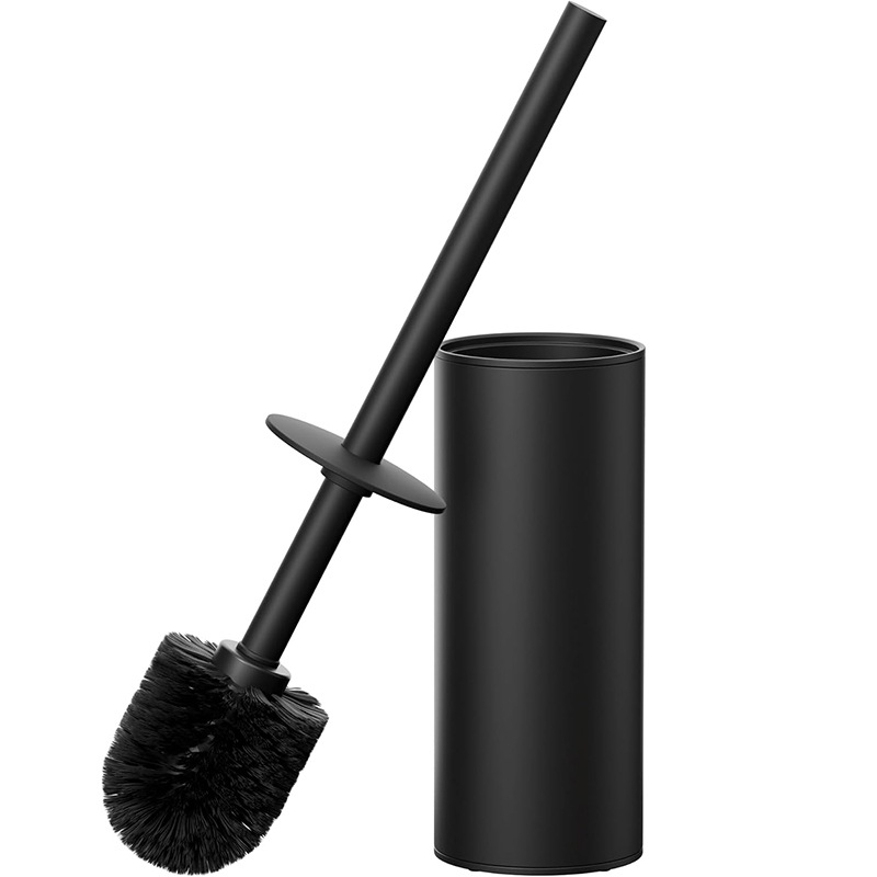 Bez vŕtania: set toaletnej kefy a držiaka z 304 nehrdzavejúcej ocele