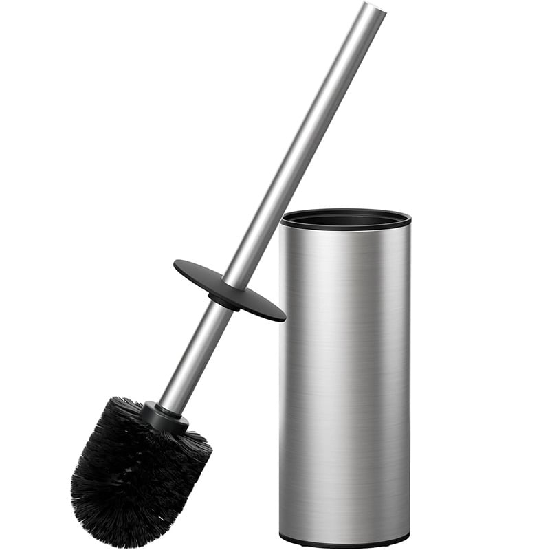 Bez vŕtania: set toaletnej kefy a držiaka z 304 nehrdzavejúcej ocele