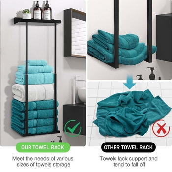 Držiak na uteráky do kúpeľne, CUPC certifikovaný, Nový čínsky štýl, inštalácia zahrnutá