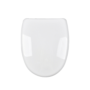 Kryt na WC s univerzálnym prispôsobením, jednorazové rýchle uvoľnenie, U-tvarovaný kryt, tlmené pomalé zatváranie, PP doska, vzdialenosť otvorov 11 cm, nastaviteľné montážne diery