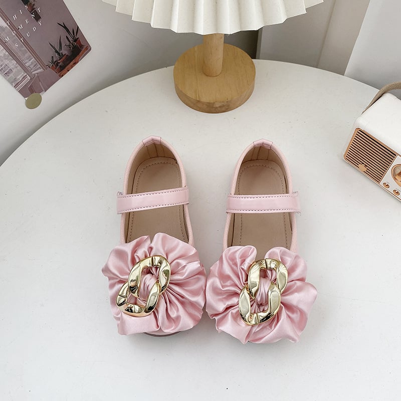 Hercegnő-stílusú lánycipők mikroszálas felsőrésszel, gumí talppal, Velcro-zárás, alacsony profilú, 7–16 éves lányoknak, tavasz–őszi viseletre