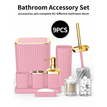 Sada doplnkov do kúpeľne - Nový štýl; Kód produktu SH102127251; Nie je dovážané; Exkluzívny dodávateľ cez hranice: Áno
