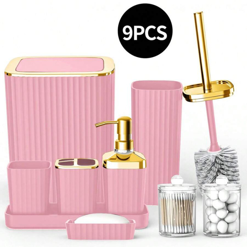 Sada doplnkov do kúpeľne - Nový štýl; Kód produktu SH102127251; Nie je dovážané; Exkluzívny dodávateľ cez hranice: Áno