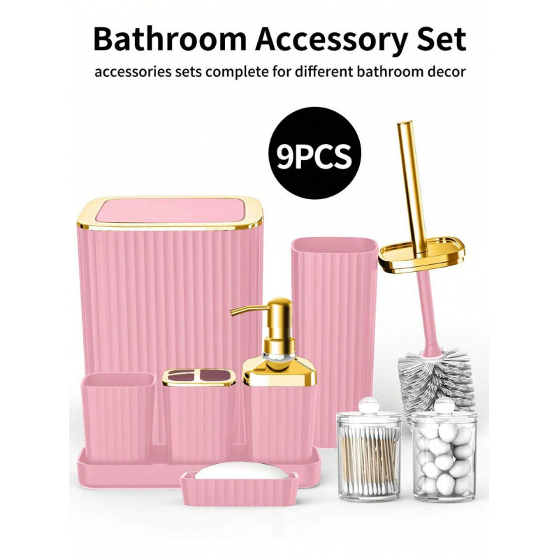 Sada doplnkov do kúpeľne - Nový štýl; Kód produktu SH102127251; Nie je dovážané; Exkluzívny dodávateľ cez hranice: Áno