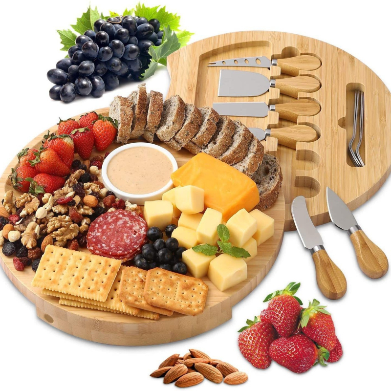 Sada dosiek na syr z bambusu – Yaojia, moderný minimalistický dizajn, rok 2023