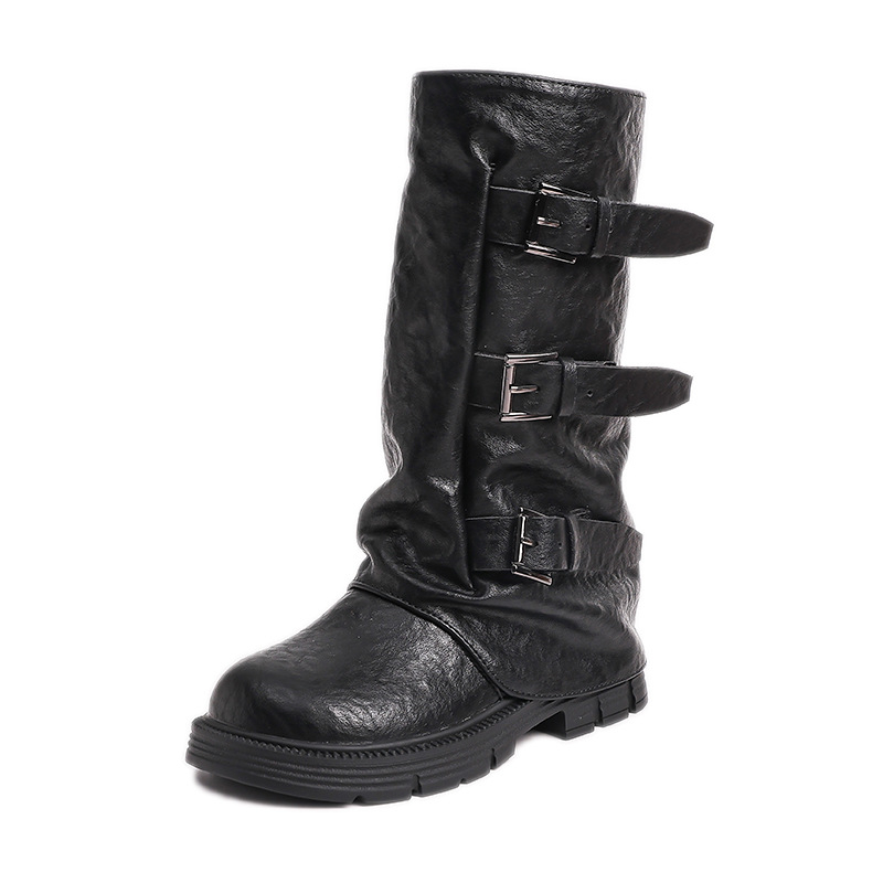 Dievčenské jazdecké čižmy – PU vrchnok, stredná výška lýtka, bočný zips, gumová podrážka, jednofarebné, ľahké, odolné