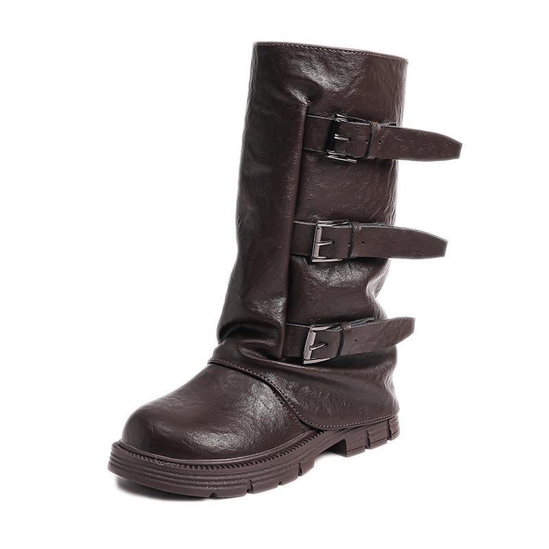 Dievčenské jazdecké čižmy – PU vrchnok, stredná výška lýtka, bočný zips, gumová podrážka, jednofarebné, ľahké, odolné