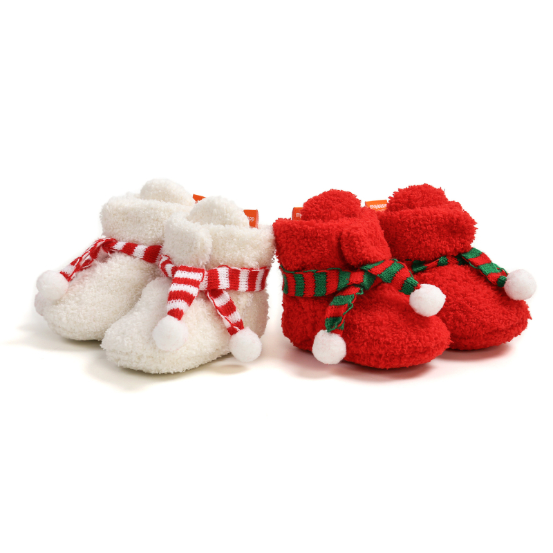 Cipele za djecu - unisex, Velcro zatvarač, visok gornji dio od velura, toplo za zimu