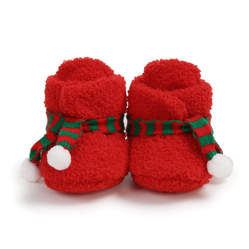 Cipele za djecu - unisex, Velcro zatvarač, visok gornji dio od velura, toplo za zimu