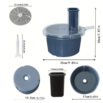 Viacúčelový krájač na zeleninu a strúhač, reyang TM56 kuchynský stroj
