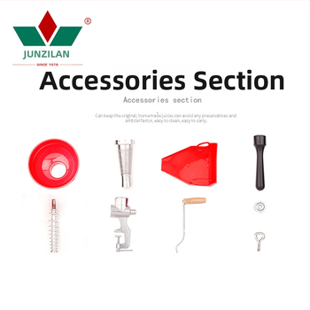 Ručný odšťavovač FP-5 na ovocie a zeleninu, hliníkové telo, značka Clivia