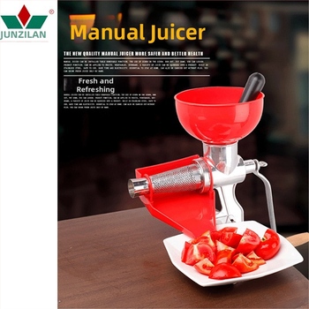 Ručný odšťavovač FP-5 na ovocie a zeleninu, hliníkové telo, značka Clivia