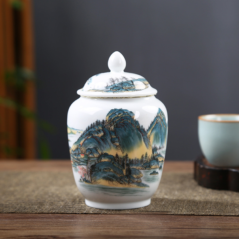 Keramična posuda za čaj s cvjetnim uzorkom i vodonepropusnim zatvaranjem, retro luksuzni stil, Craftsman's Workshop