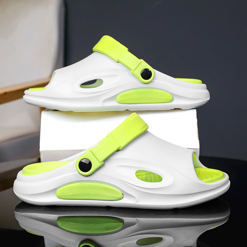 Pánske flip-flopy, EVA vrchná časť a podrážka, protišmykové, hrubá podrážka, voľný štýl (EVA vrchná; EVA podrážka; protišmyk; hrubá podrážka) Jar 2023