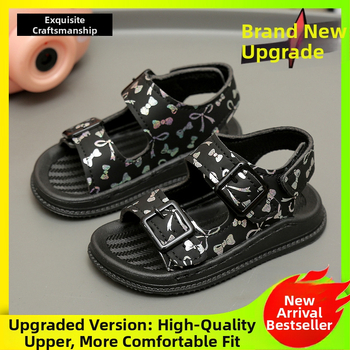 Dievčenské princezné sandále, vrchná časť z mikrovlákovej kože, podrážka PVC, zapínanie na suchý zips, otvorený prst