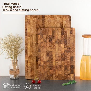 Drevená doska na krájanie – obdĺžniková, obojstranná, na domáce použitie