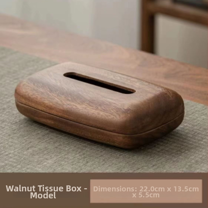 Drevená krabička na vreckovky – minimalistický štýl, s vysúvacou vreckovkou, viacúčelová, vhodná do auta, obývačky a kúpeľne