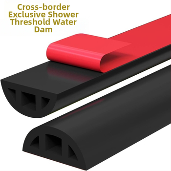 Jinqilai cezhraničná kúpeľňová vodotesná L‑tvarová samolepiaca tesniaca páska na podlahu a dosku