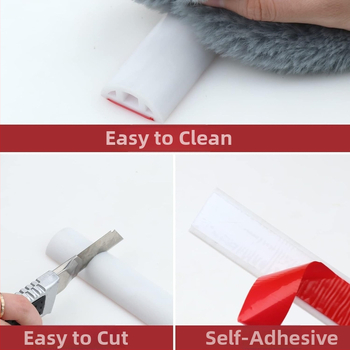 Jinqilai cezhraničná kúpeľňová vodotesná L‑tvarová samolepiaca tesniaca páska na podlahu a dosku