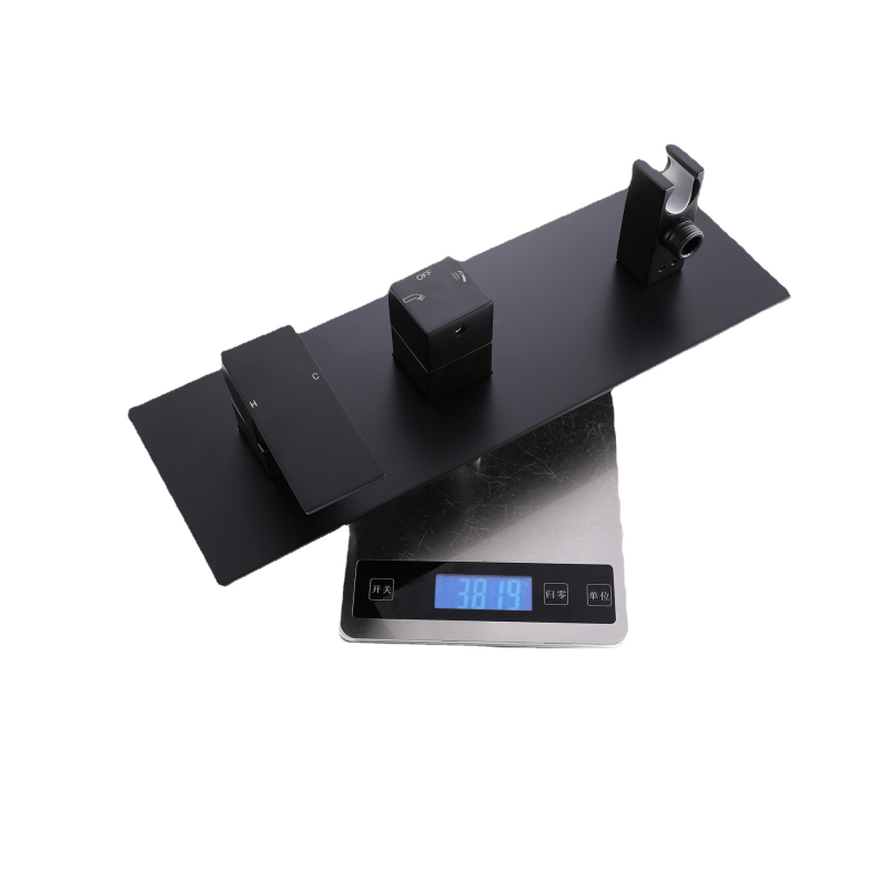 Sprchový set z 304 nerezovej ocele, skrytá inštalácia, štvorcová sprchová hlavica, model YC-8082, nominálny tlak 1.6 MPa