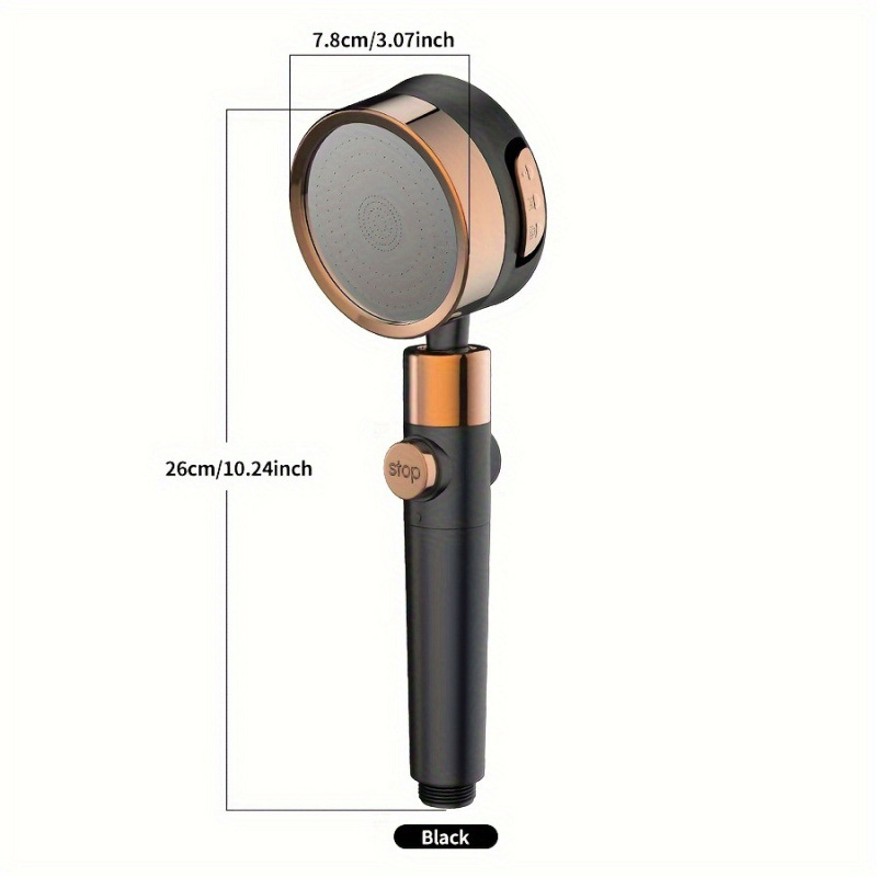 Tlaková sprchová hlavica — cezhraničný exkluzívny dodávateľ (Značka: Other; Číslo produktu: jd601099595910323)